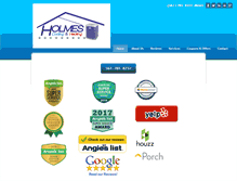 Tablet Screenshot of holmescoolingandheating.com